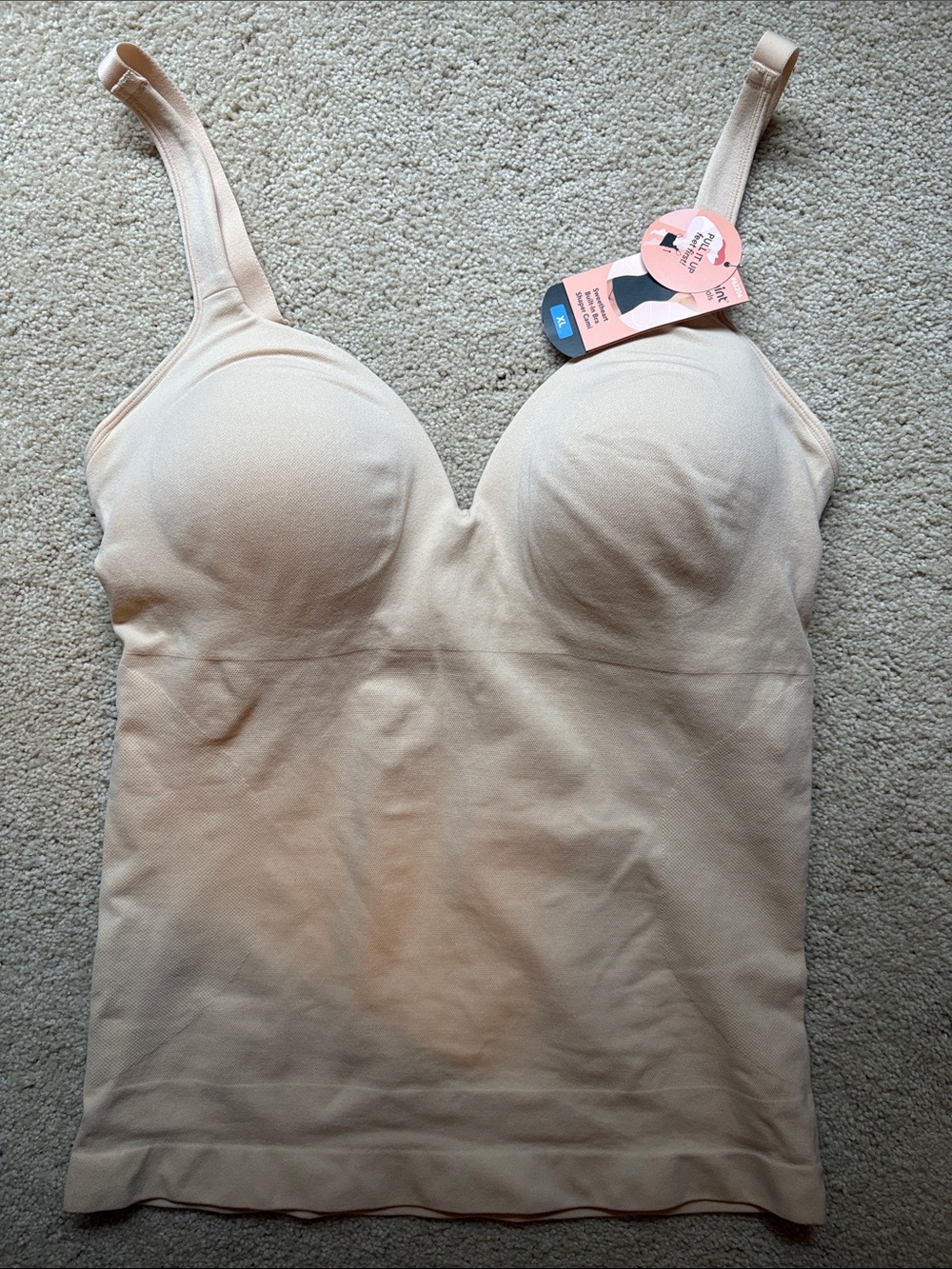 Shapermint Nude Shaping Camisole with Molded Cups